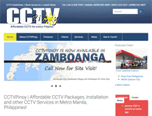 Tablet Screenshot of cctvpinoy.com